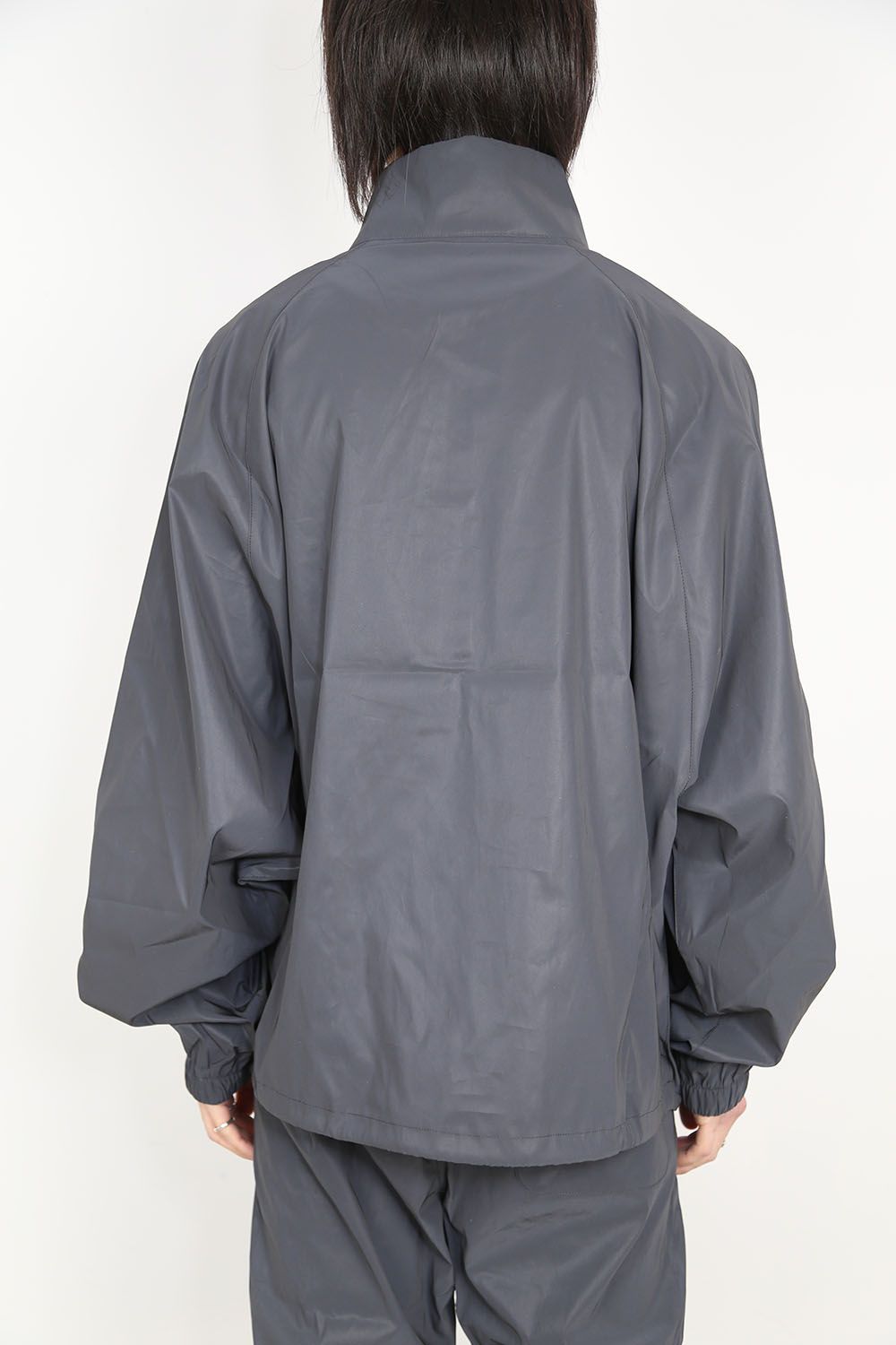 HALF ZIP TRACK JACKET / ブラック