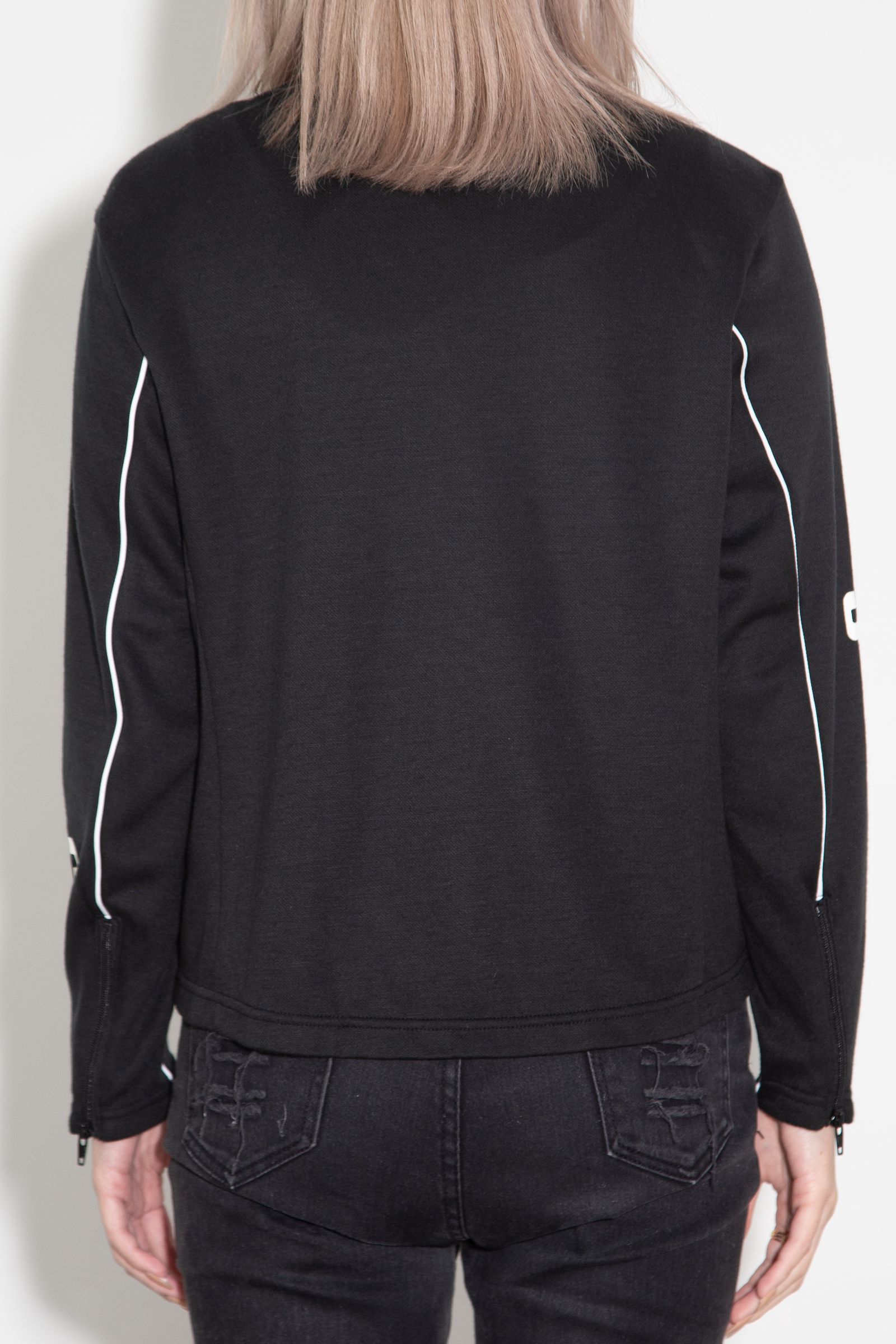 [ラスト1点] CIRCLE GIRLワッペン レーシングジャケット / ブラック