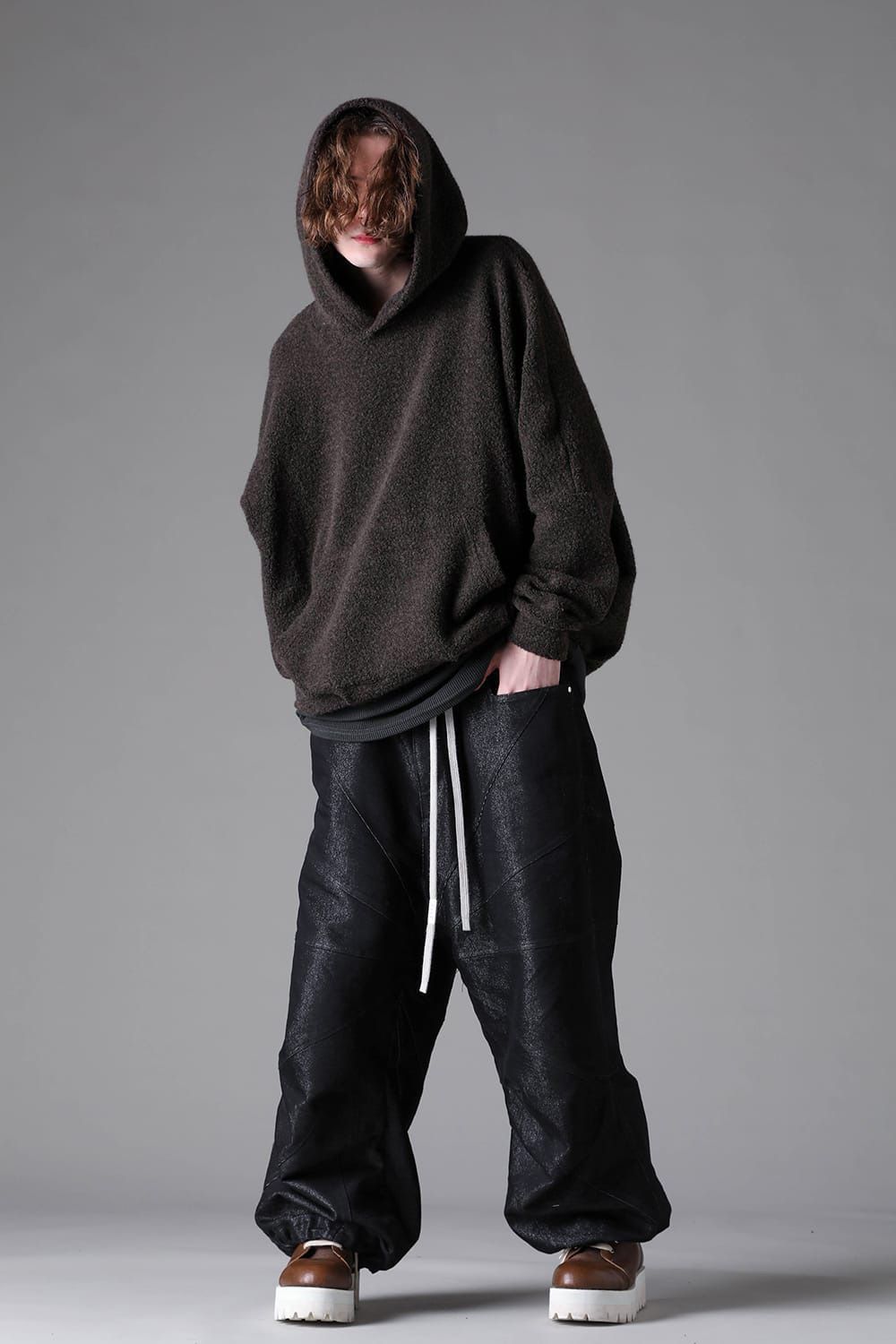 Panelled Denim Extra-Wide Pants