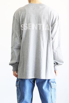 REFLECTOR LOGO L/S TEE / スノーグレー