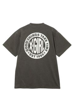 DISTRESSED CIRCLE LOGO S/S TEE / ブラック