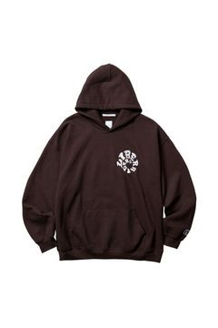 SPIRAL LOGO HOODIE / ブラウン