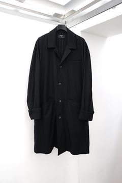 Double-Cuff Sten Collar Long Coat