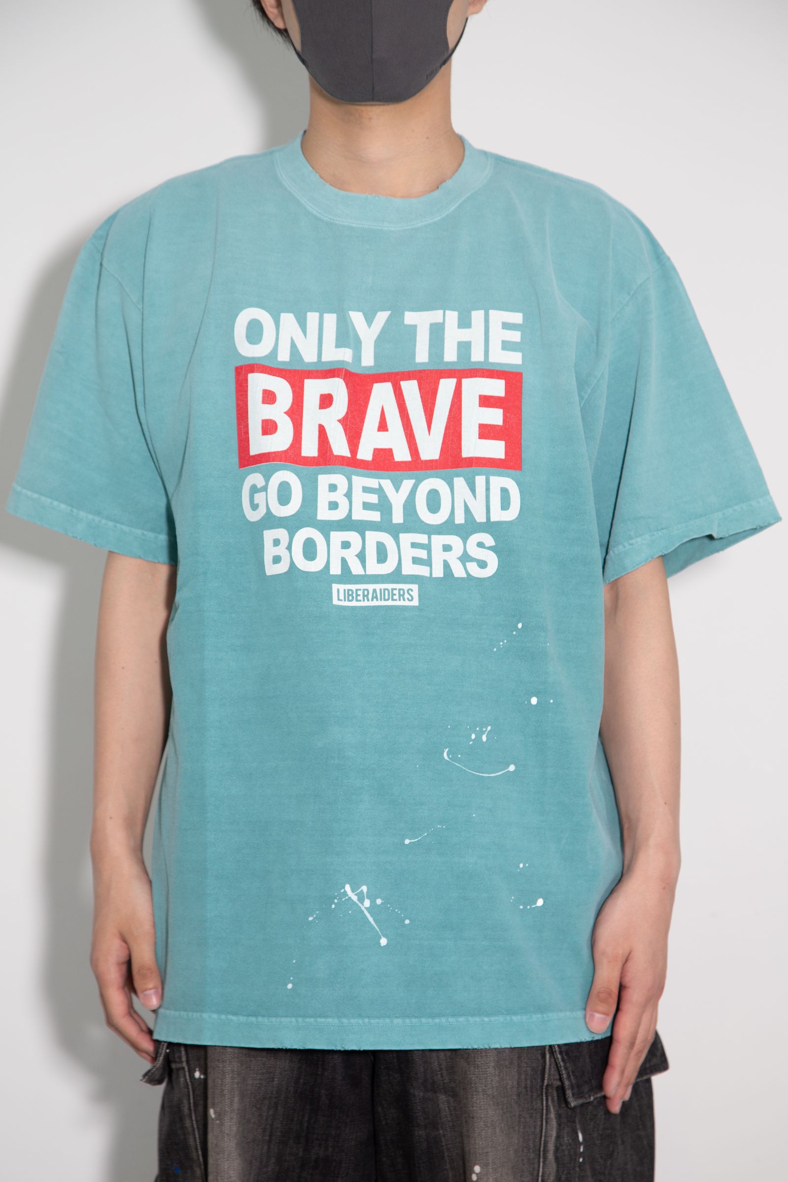 FADED BRAVE TEE / グリーン