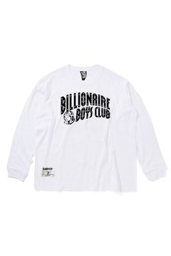 【BILLIONAIRE BOYS CLUB】COTTON L/S T-SHIRT ARCH LOGO / ホワイト