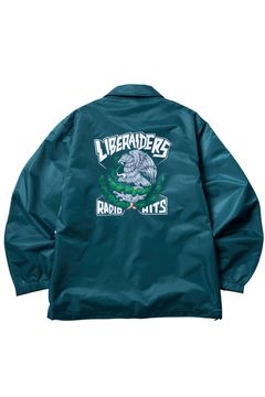RADIO HITS COACH JACKET / グリーン