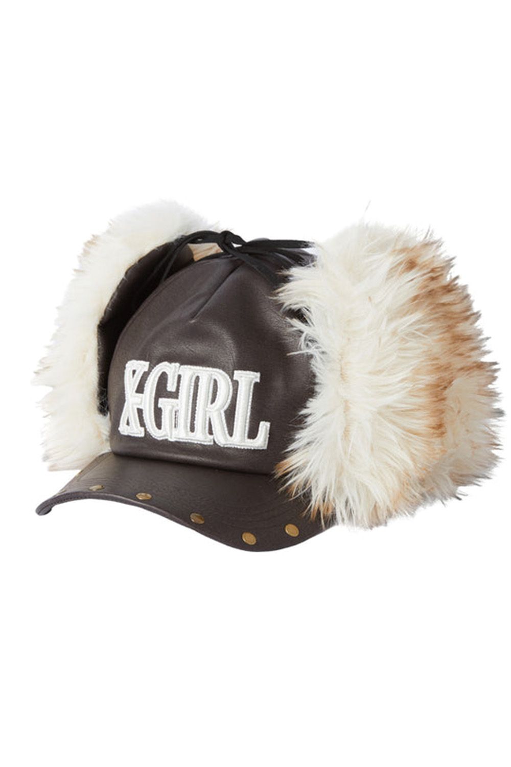 FAUX FUR EAR FLAP 5PANEL CAP