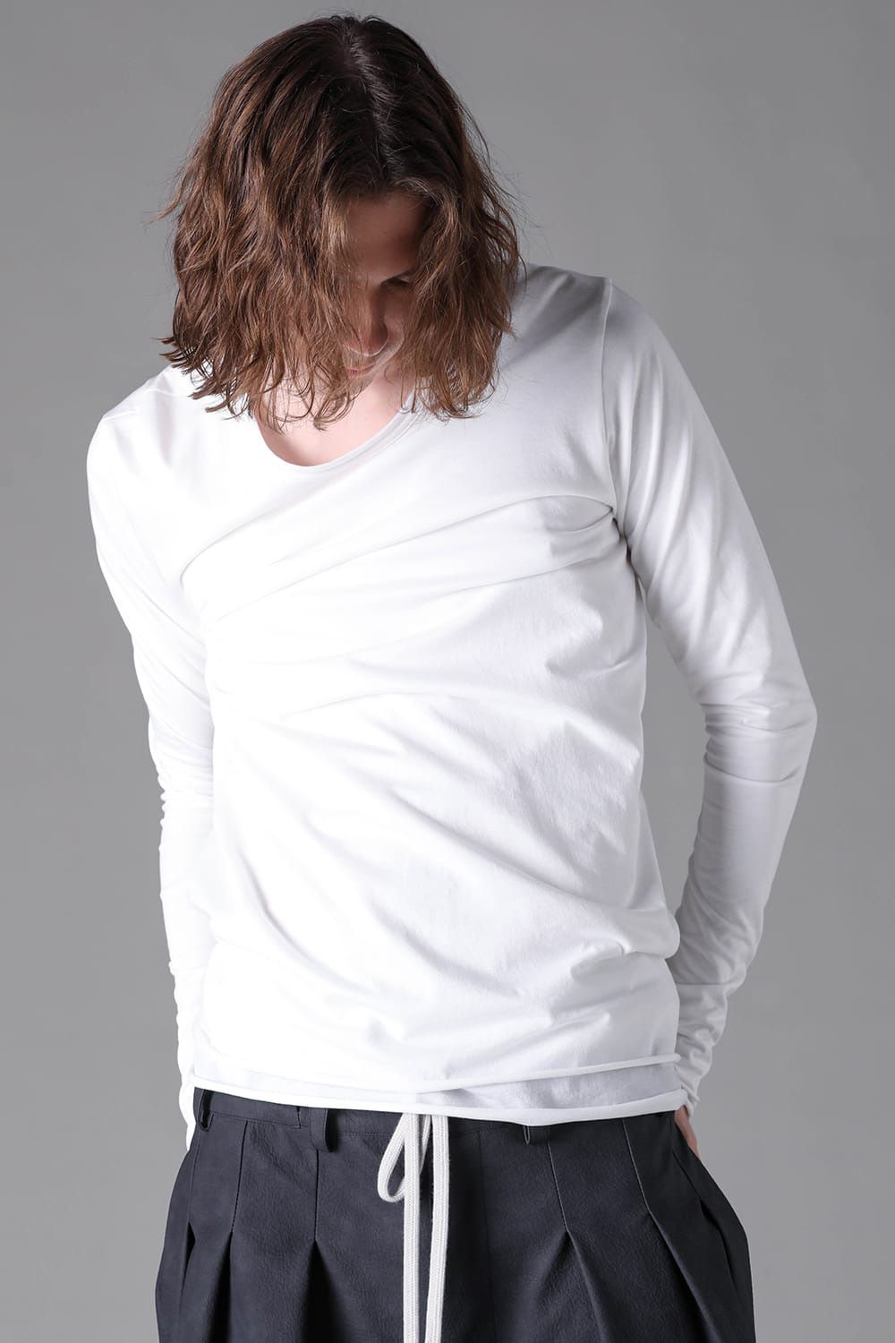 Layered Crew-Neck Log Sleeve