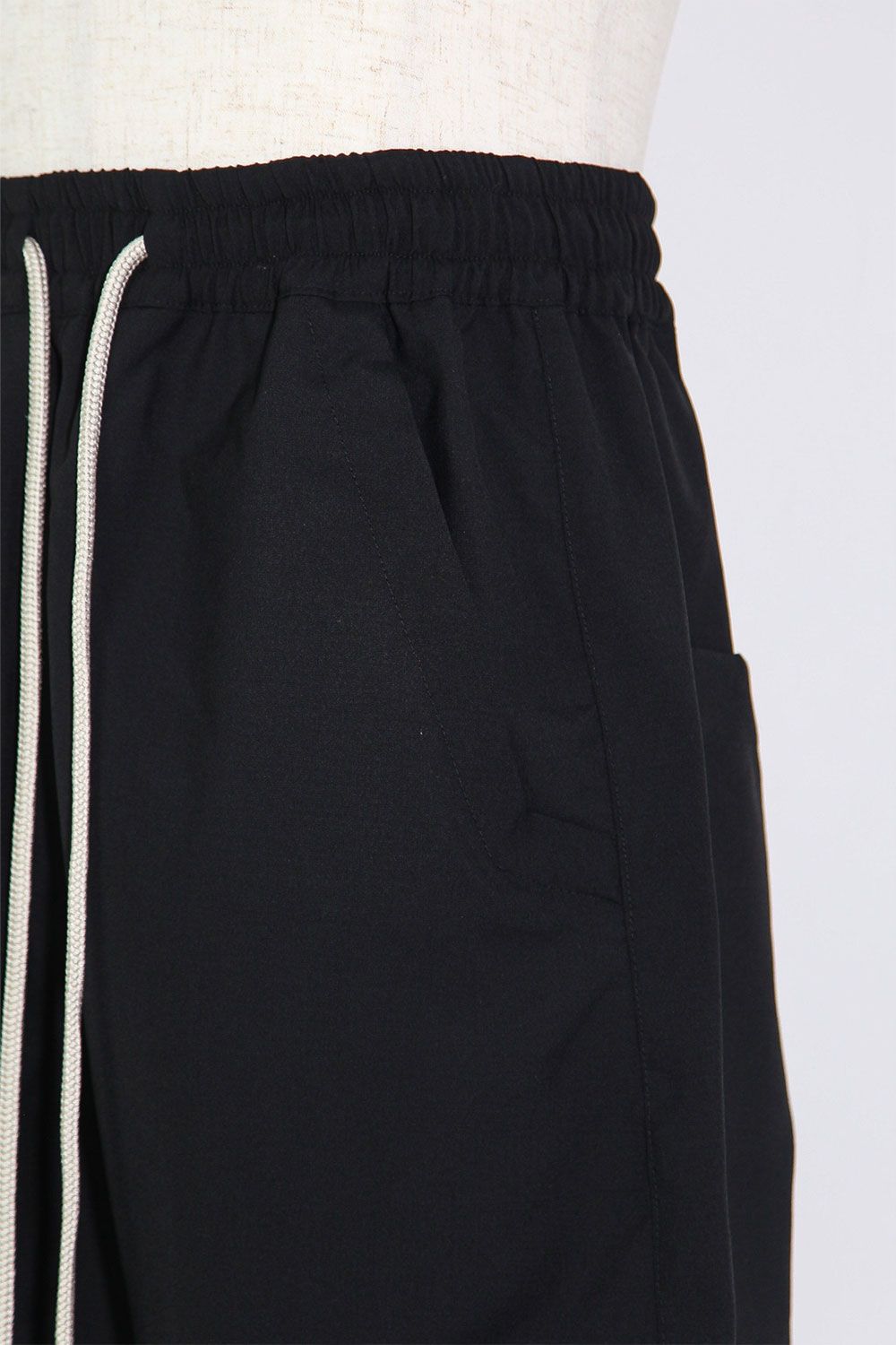 サマーウールサルエルショーツ / Summer Wool Sarouel Shorts / ブラック / ag-11042