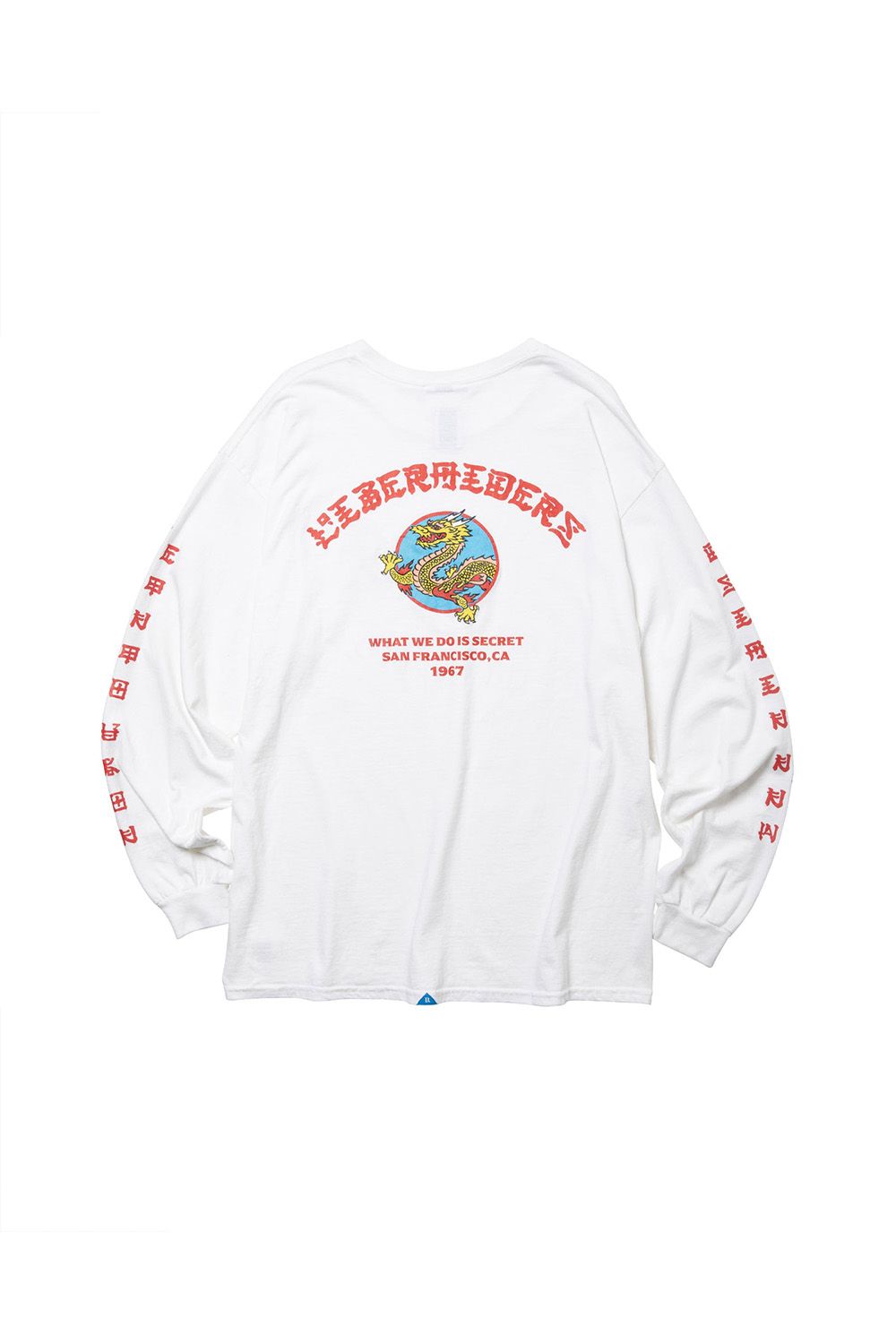 DRAGON L/S TEE / ホワイト