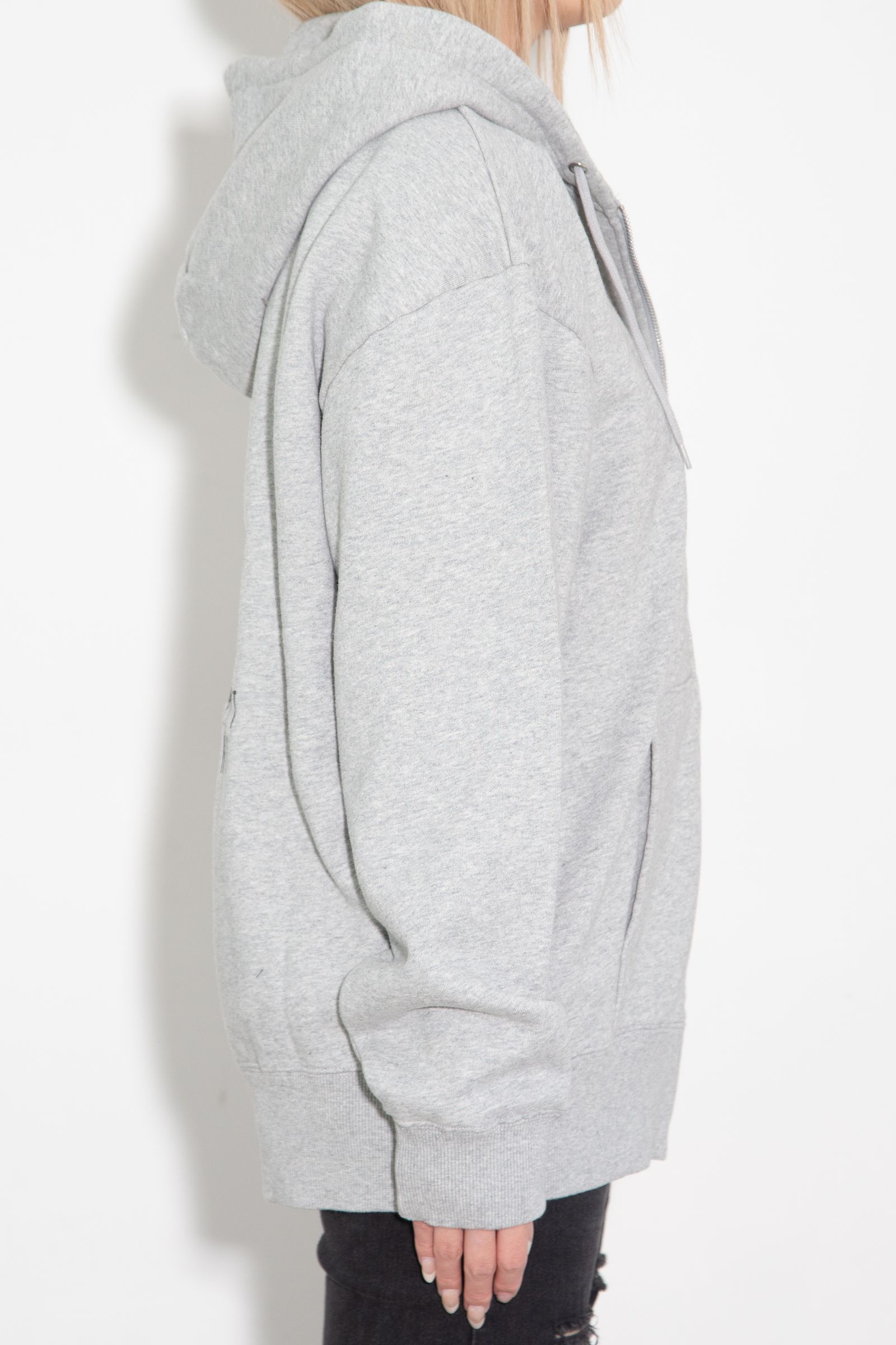 ［ラスト1点 サイズM］COLLAGE CAMO FACE ZIP UP SWEAT HOODIE / アッシュ