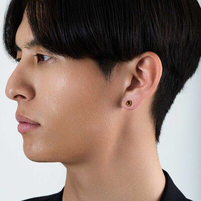 Baroque Stud Pierce/ ブラウン