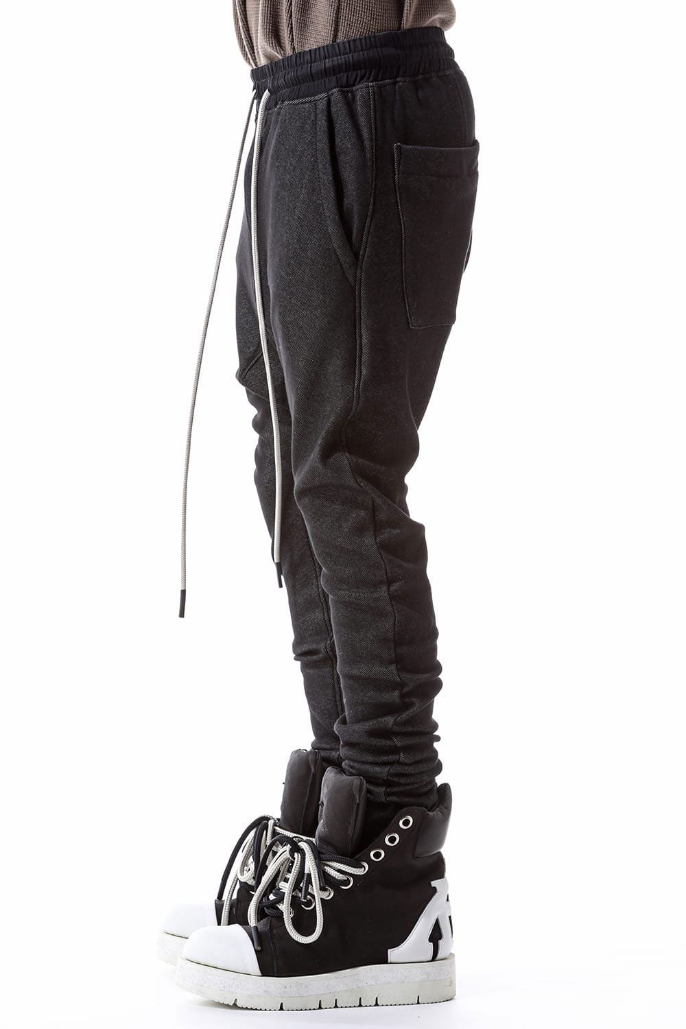 ボンバーヒートサルエルスキニースウェットラストパンツ / Bomber Heat Sarouel Skinny / ブラック / ag-10057