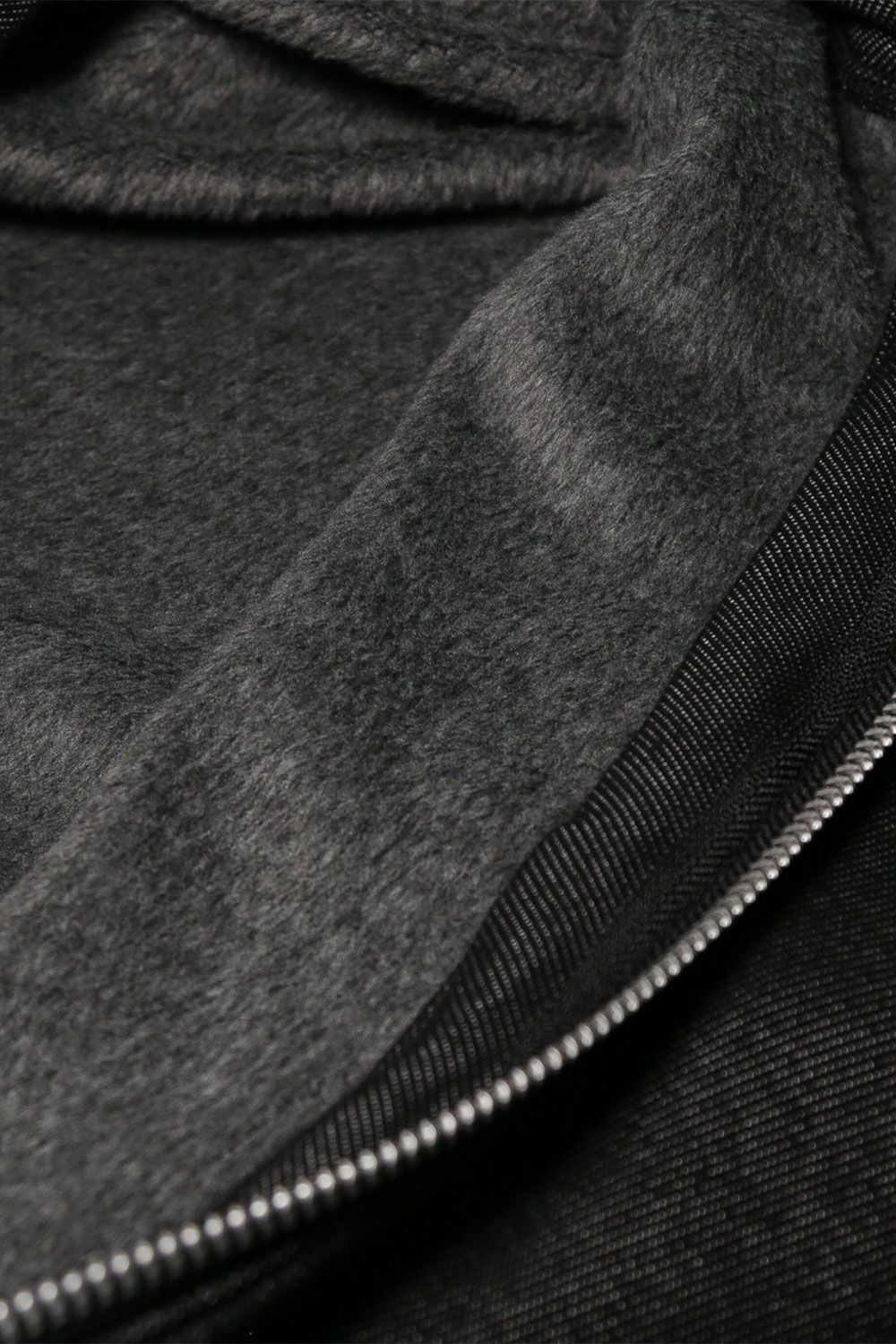 ボンバーヒートオーバーサイズジップフーディー / Bomber Heat ZIP Jumbo Hoodie / ミックスブラック / ag-10056