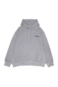Basic Small Logo Hoodie / グレー