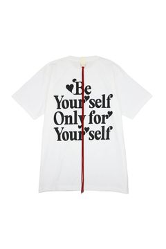 NEW BE YOURSELF TEE / ホワイト