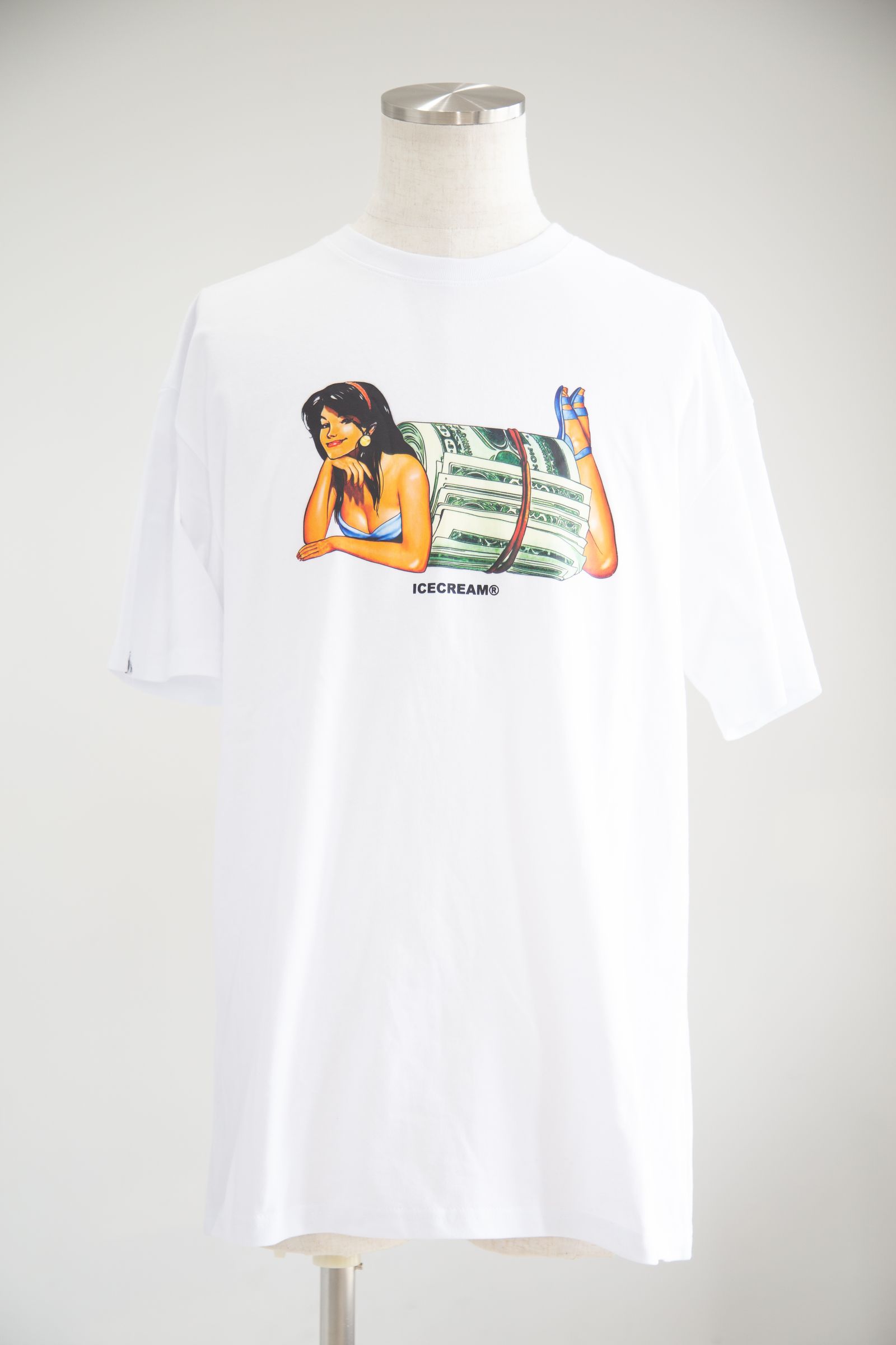 【ICECREAM】PLEASANTVILLE T-SHIRT / ホワイト