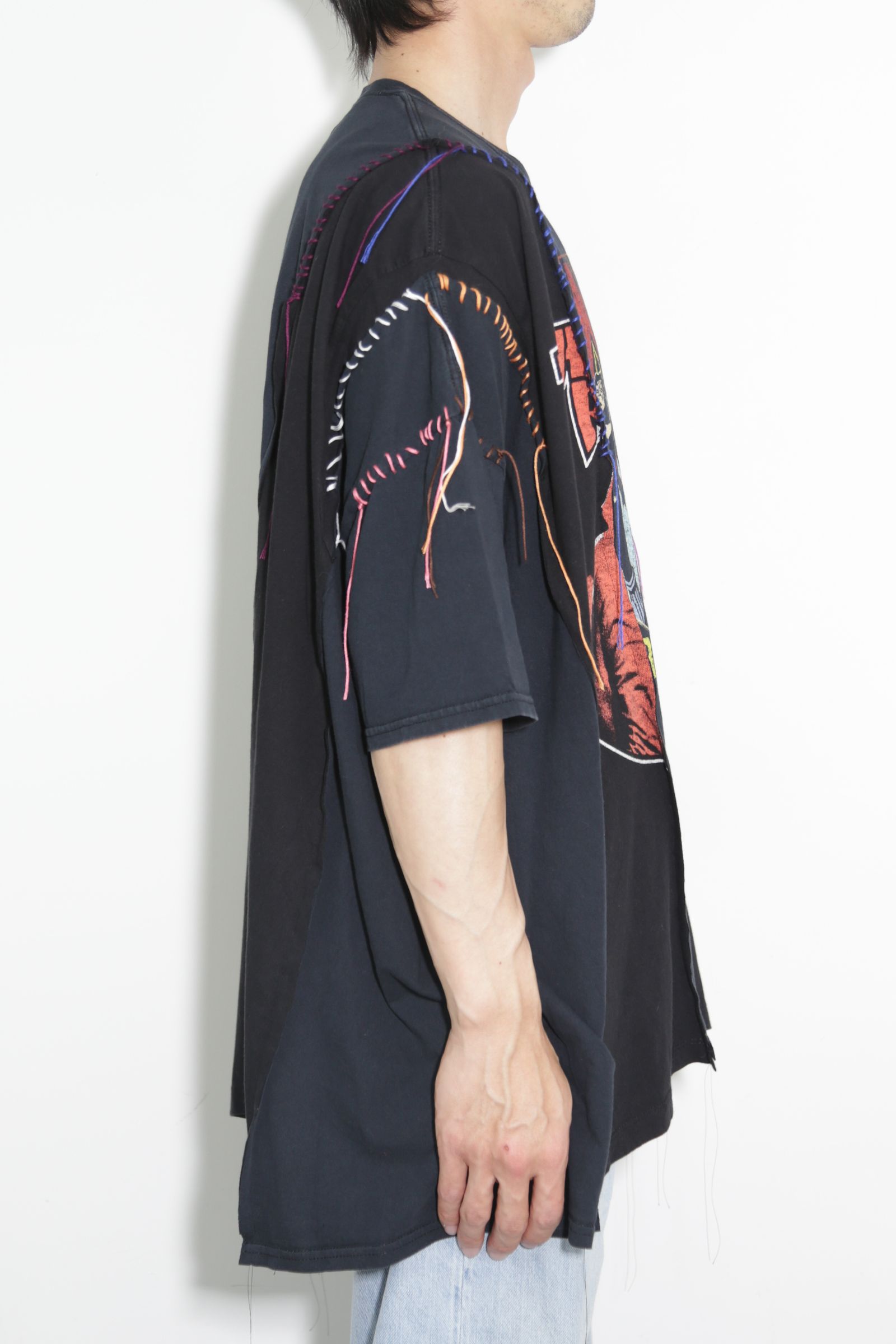 Looping Band Tee B / ブラック