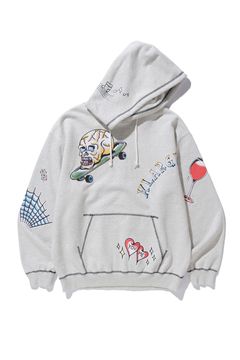 GOOD TIME HOODED SWEATSHIRT / オフホワイト