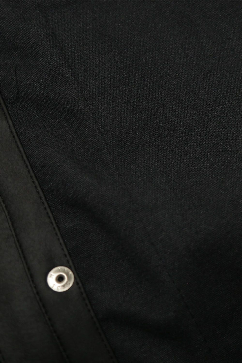 シンセティックレザーミリタリーブルゾン / Synthetic Leather Cropped Military Blouson / ブラック / ag-10026-3