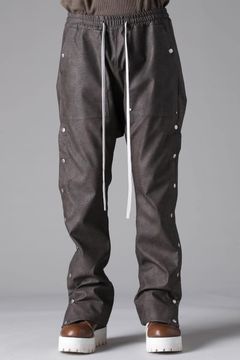 Vegan Leather Sarouel Flare Pants