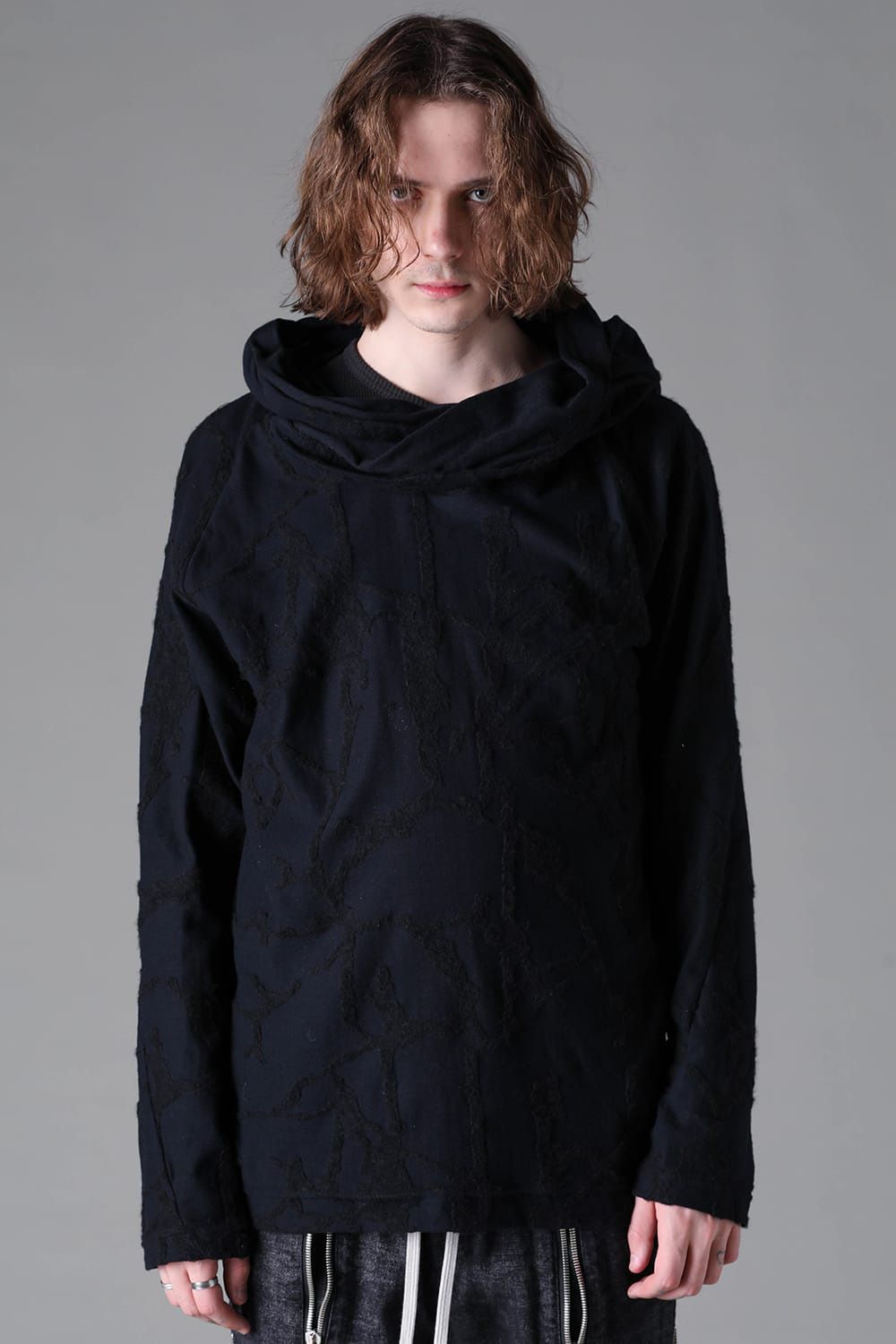 Twisted-Hood Pullover