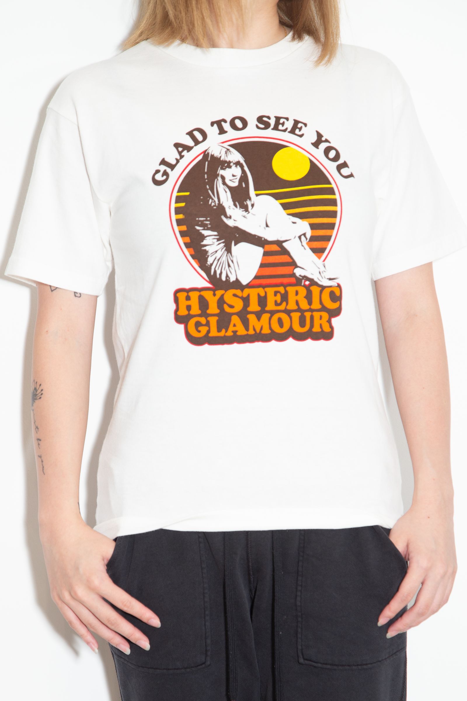 GLAD TO SEE YOU Tシャツ / ホワイト