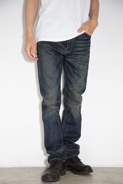 THE DENIM STRETCH SELVEDGE DENIM STRAIGHT PANTS "DARK.INDIGO" / ダークインディゴ
