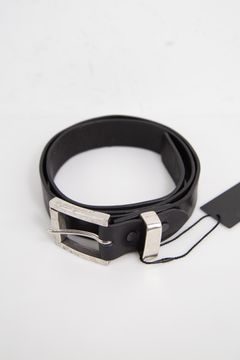 ITALY SHOULDER ROLLER-BUCKLE BELT【35mm】/ ブラック