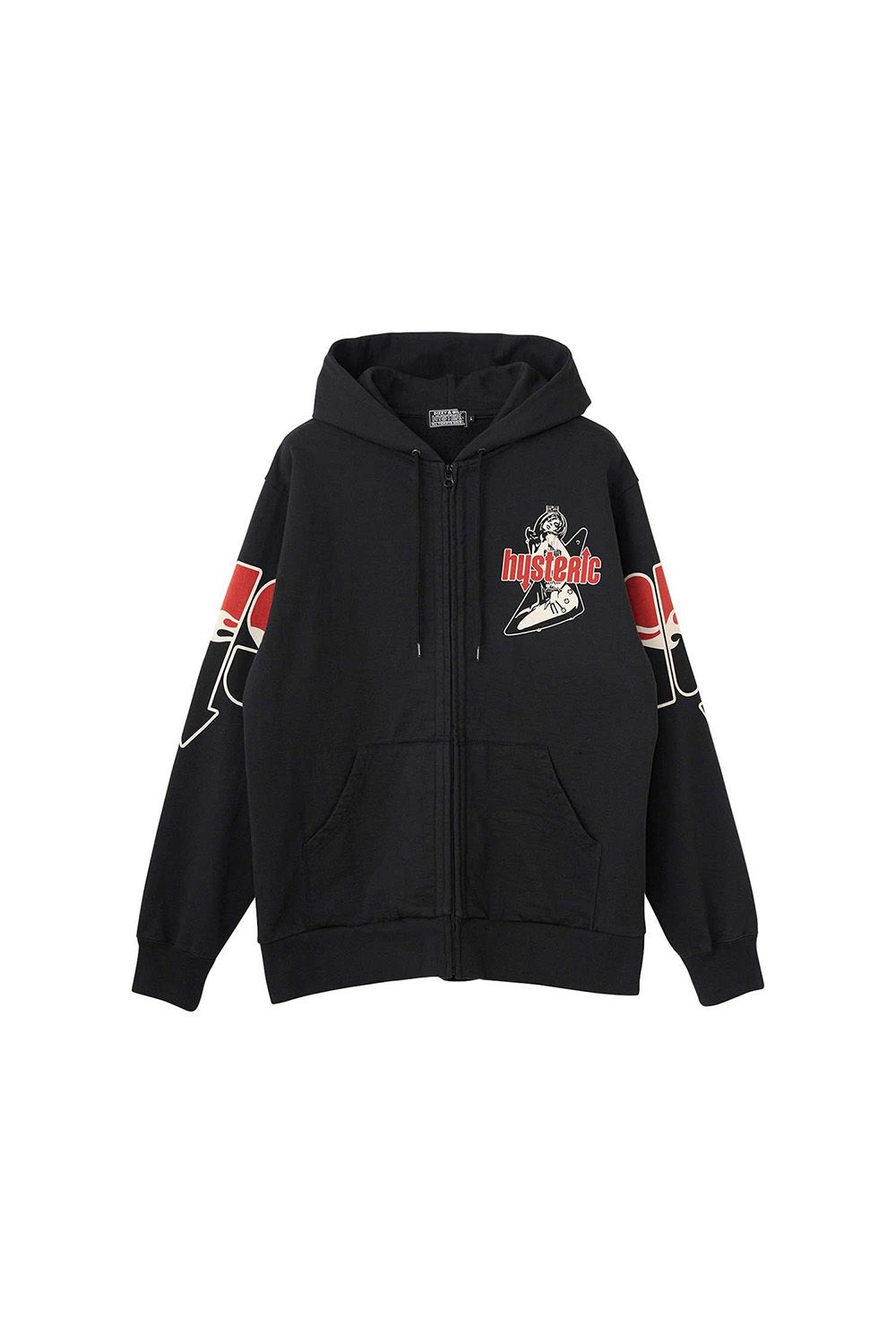 HYS FLARE LOGO パーカー / ブラック