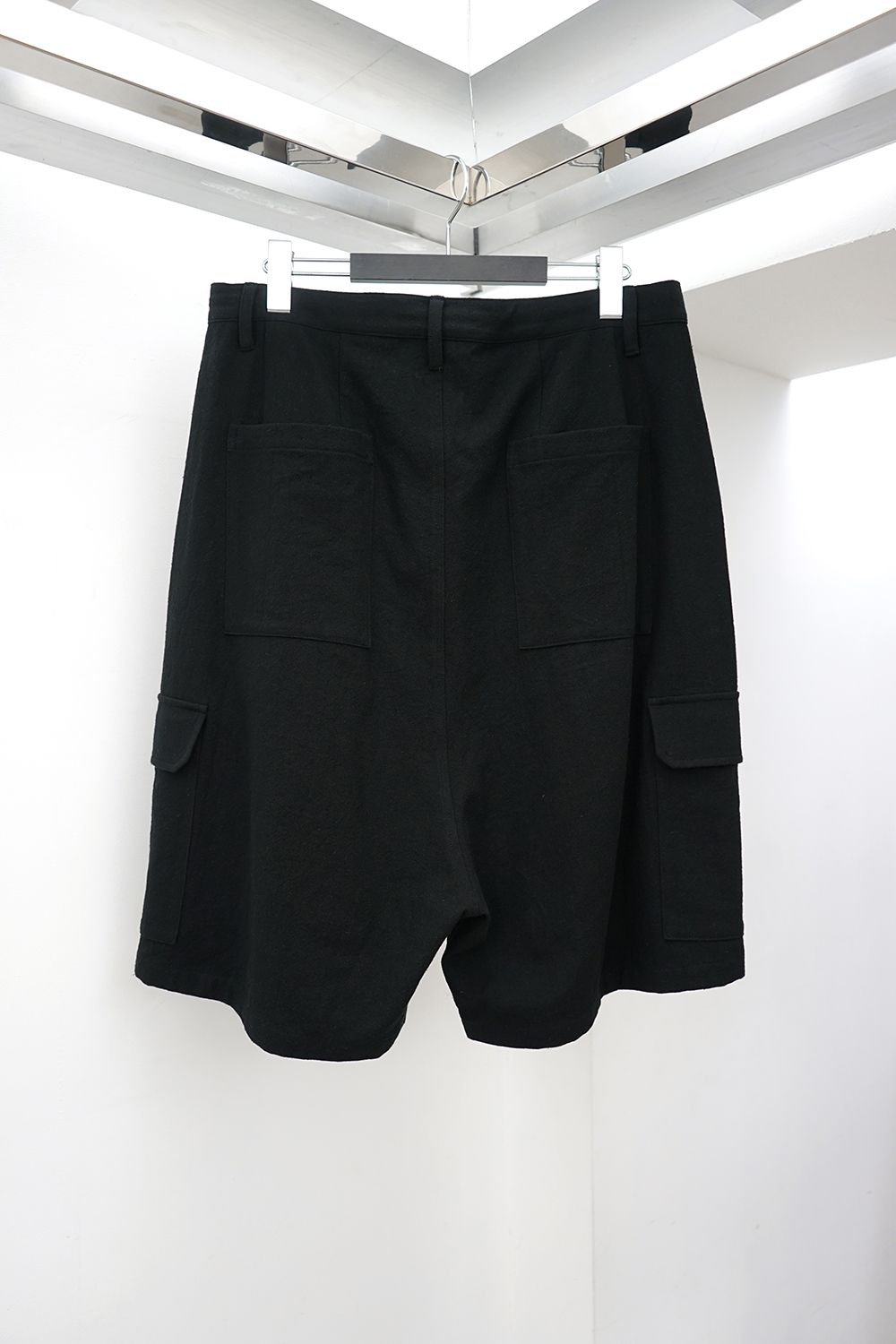 Cargo Drop-Crotch Shorts