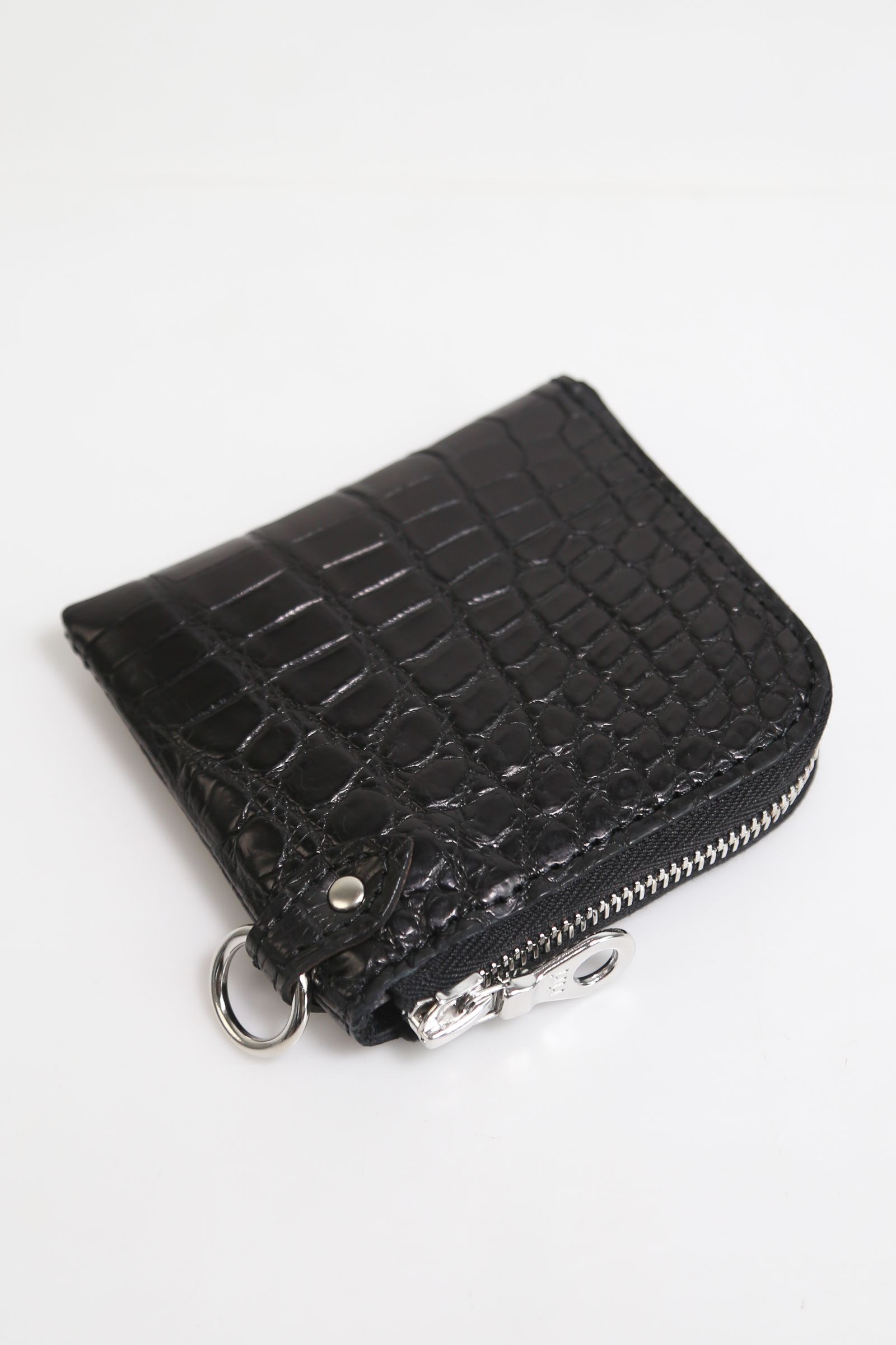 CROCODILE COIN PURSE / ブラック