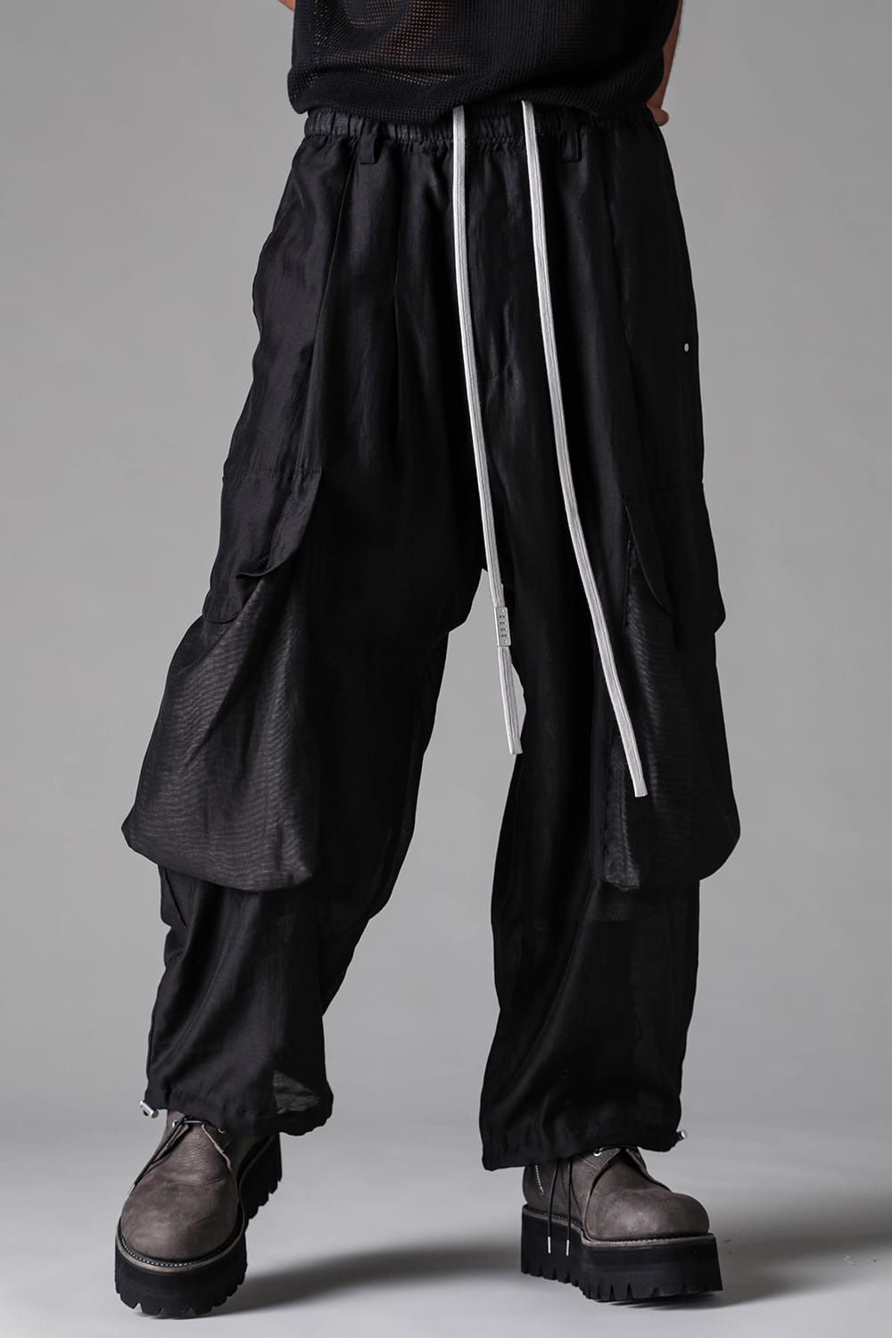 Cargo Tuck Wide Pants