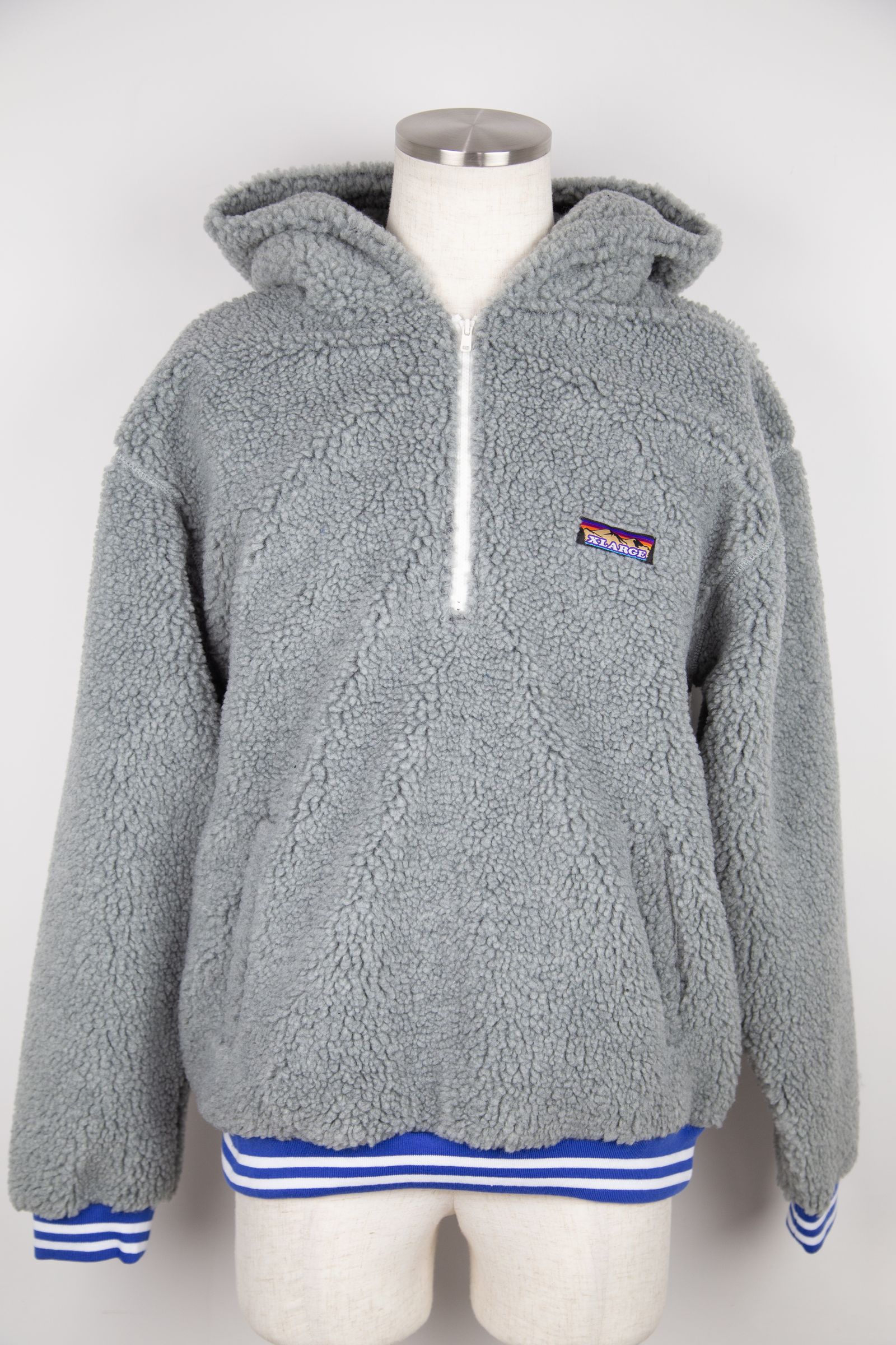 XLARGE - HALF ZIP BOA HOODIE / グリーン | Tempt