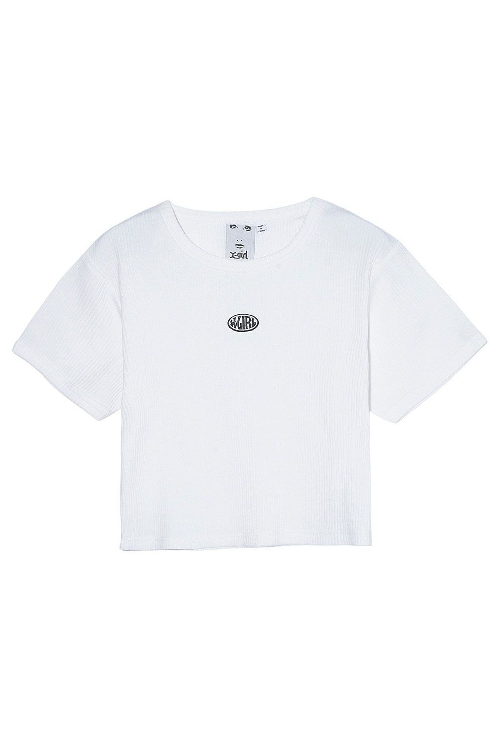 OVAL LOGO S/S TOP / ホワイト