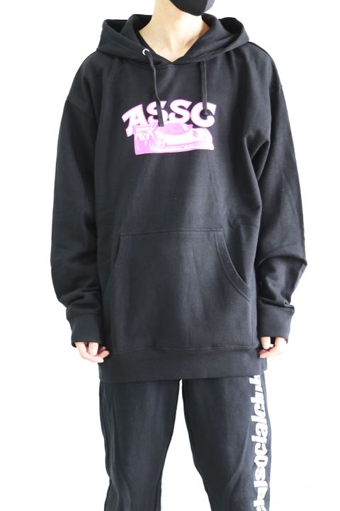 アンチソーシャルソーシャルクラブ ANTI SOCIAL SOCIAL CLUB スウェットパーカー フーディー メタリックブラック ASSC Stressed Hoodie