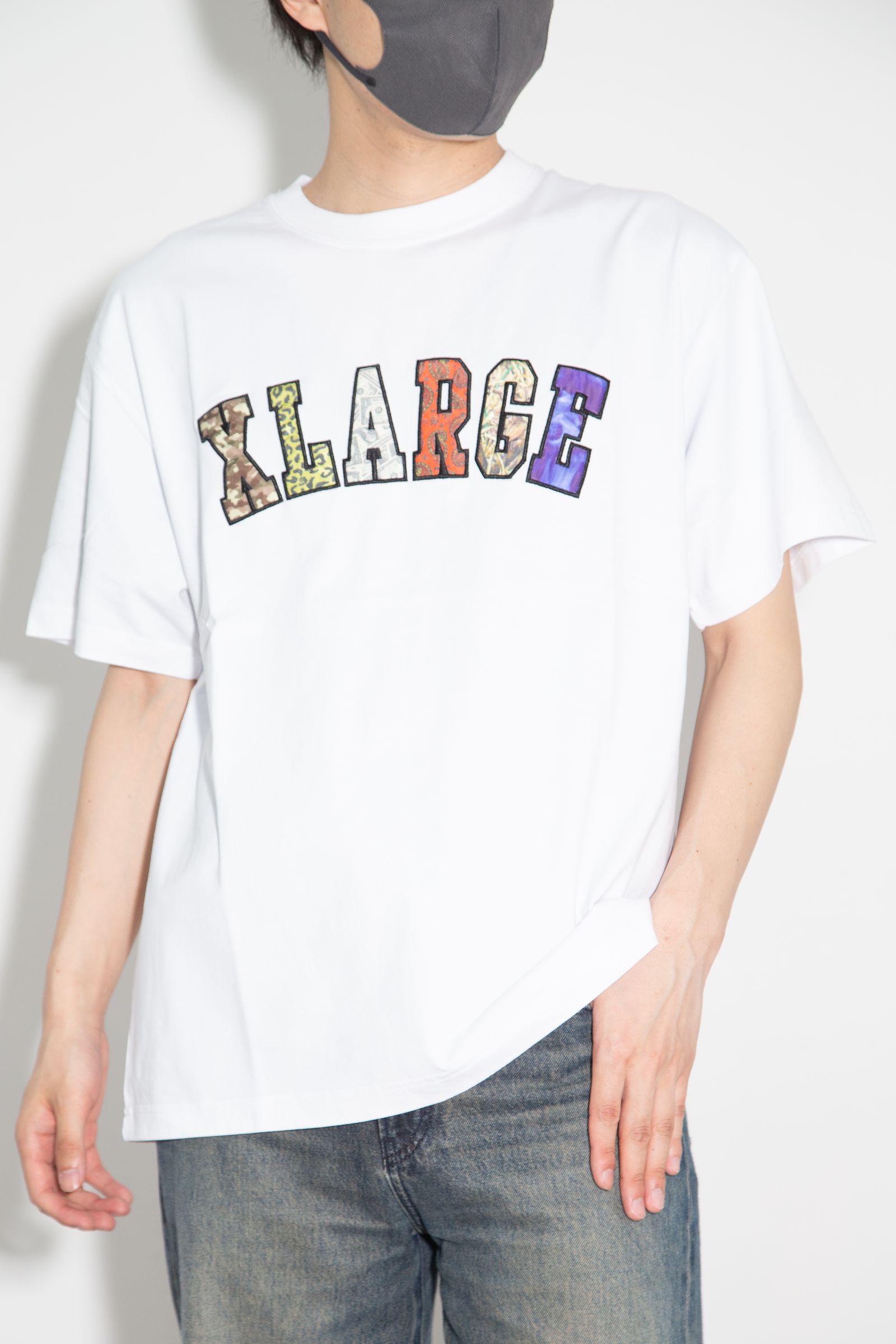 MIX LOGO S/S TEE / ホワイト
