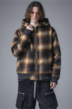 PLAID PADDED Hoodie