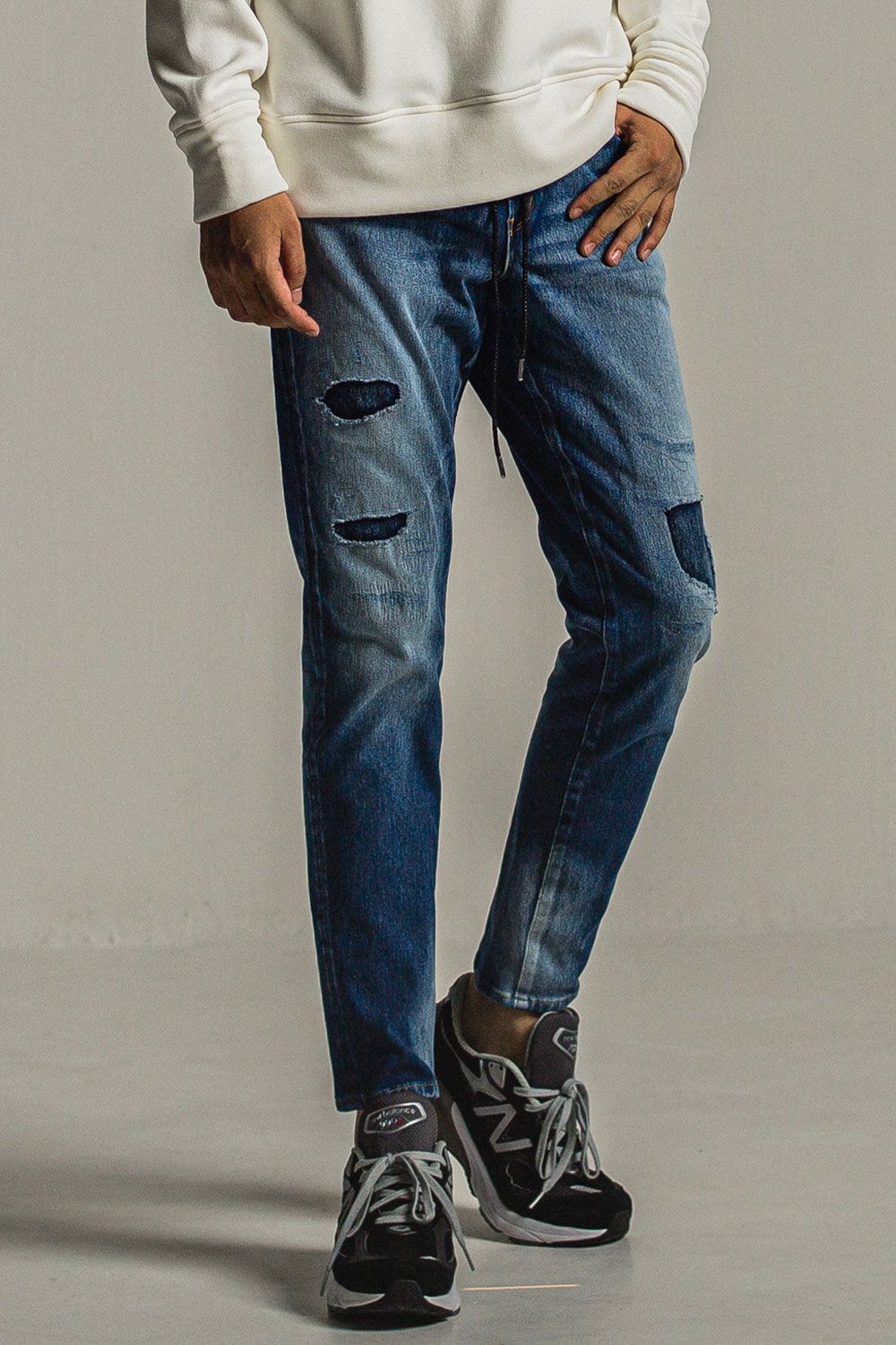 MICK DENIM JERSEY / インディゴユーズド