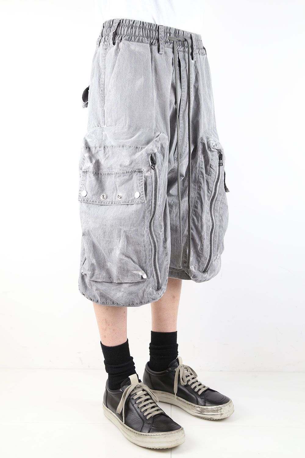 ダストダイビッグポケットショーツ / DUST DYED BIG POCKET SHORTS / グレー