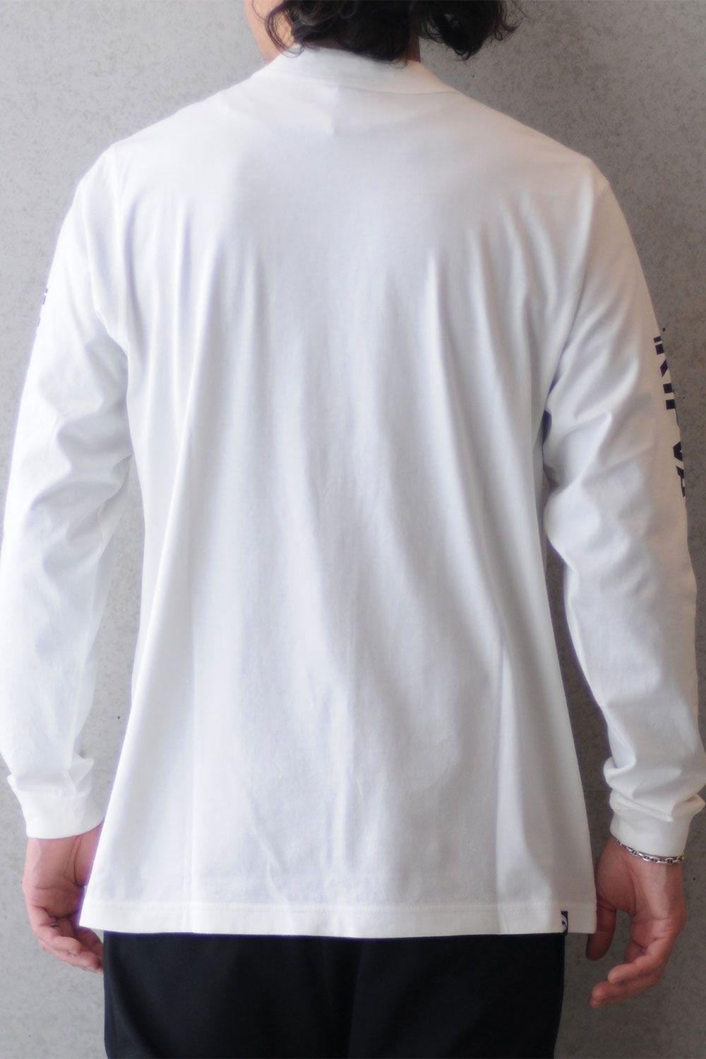 [ラスト1点 サイズL] PRINT L/S / ホワイト