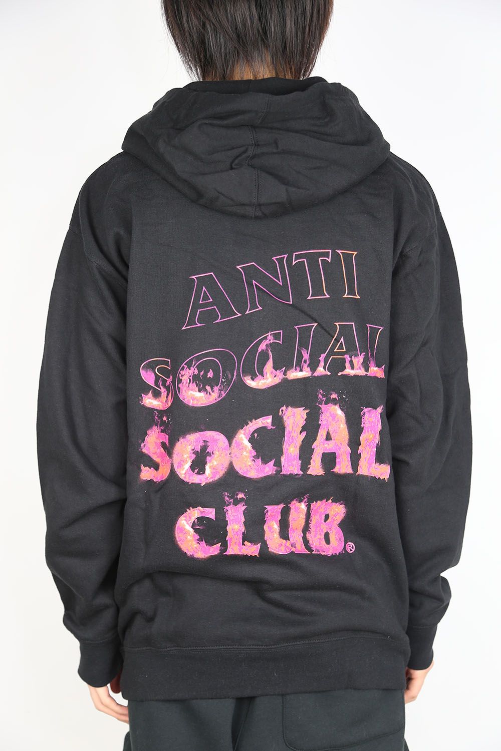 Anti Social Social Club - A FIRE INSIDE BLACK HOOD - PINK