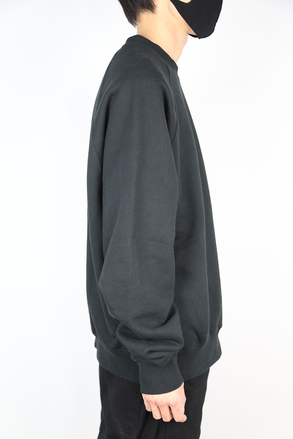 21SS BACK LOGO SWEAT (RUBBER) / ブラック