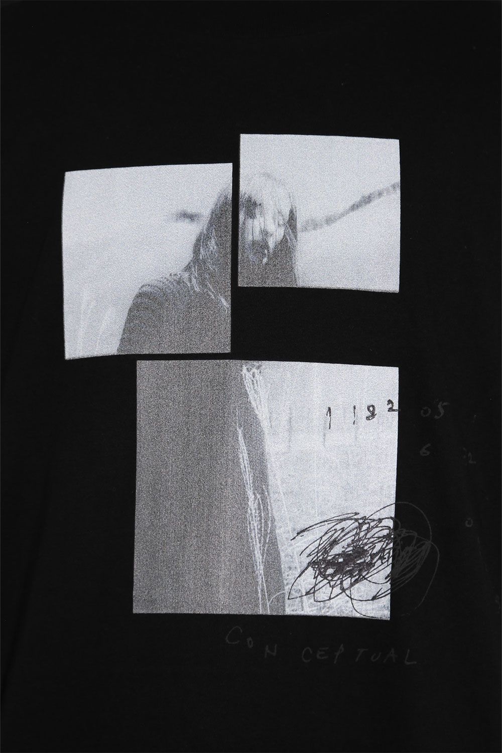 タイプBプリントカットソー / Type B Print T-Shirts / ブラック / ag-7024-2