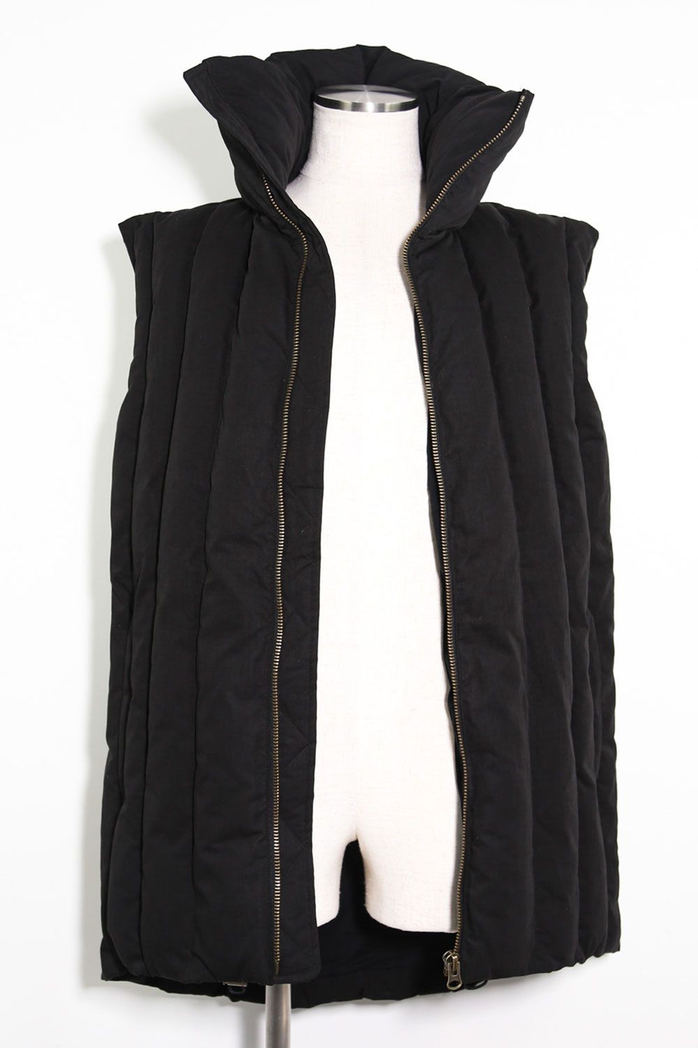 IGH NECK VEST 223-637 / ハイネックベスト / ブラック