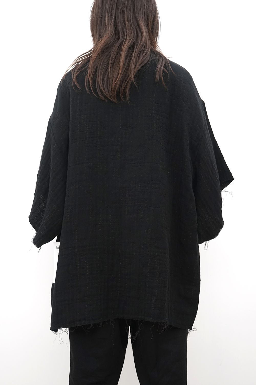 Oversized Woven Pullover