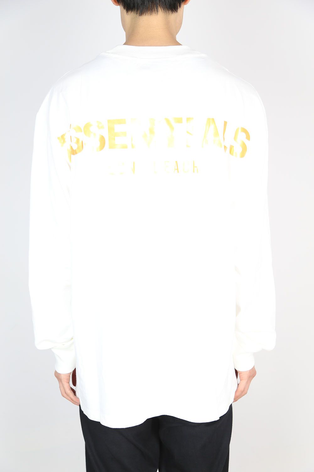 FOG ESSENTIALS - 【LONG BEACH限定】GOLD PRINT LOGO L/S