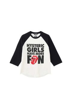 THE ROLLING STONES/HAVE MORE FUN 七分袖Tシャツ / ホワイト