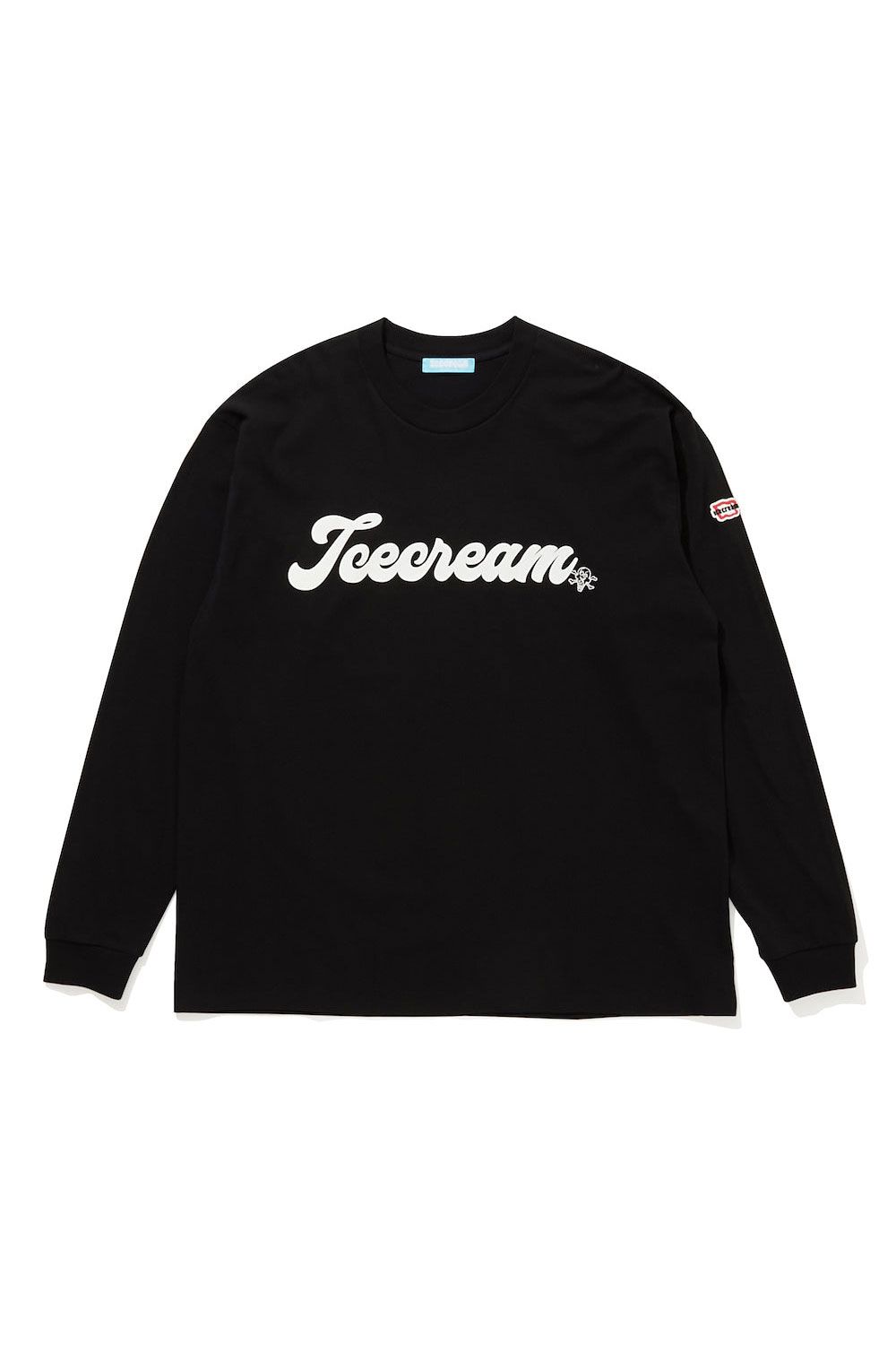 【ICECREAM】COTTON L/S T-SHIRT_ICECREAM PACKAGE#2 / ブラック