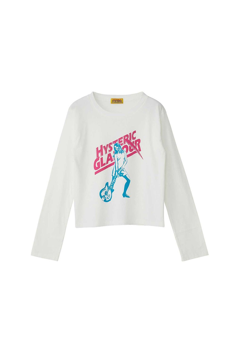 HYSTERIC LIGHTNING ショート丈Tシャツ / ホワイト